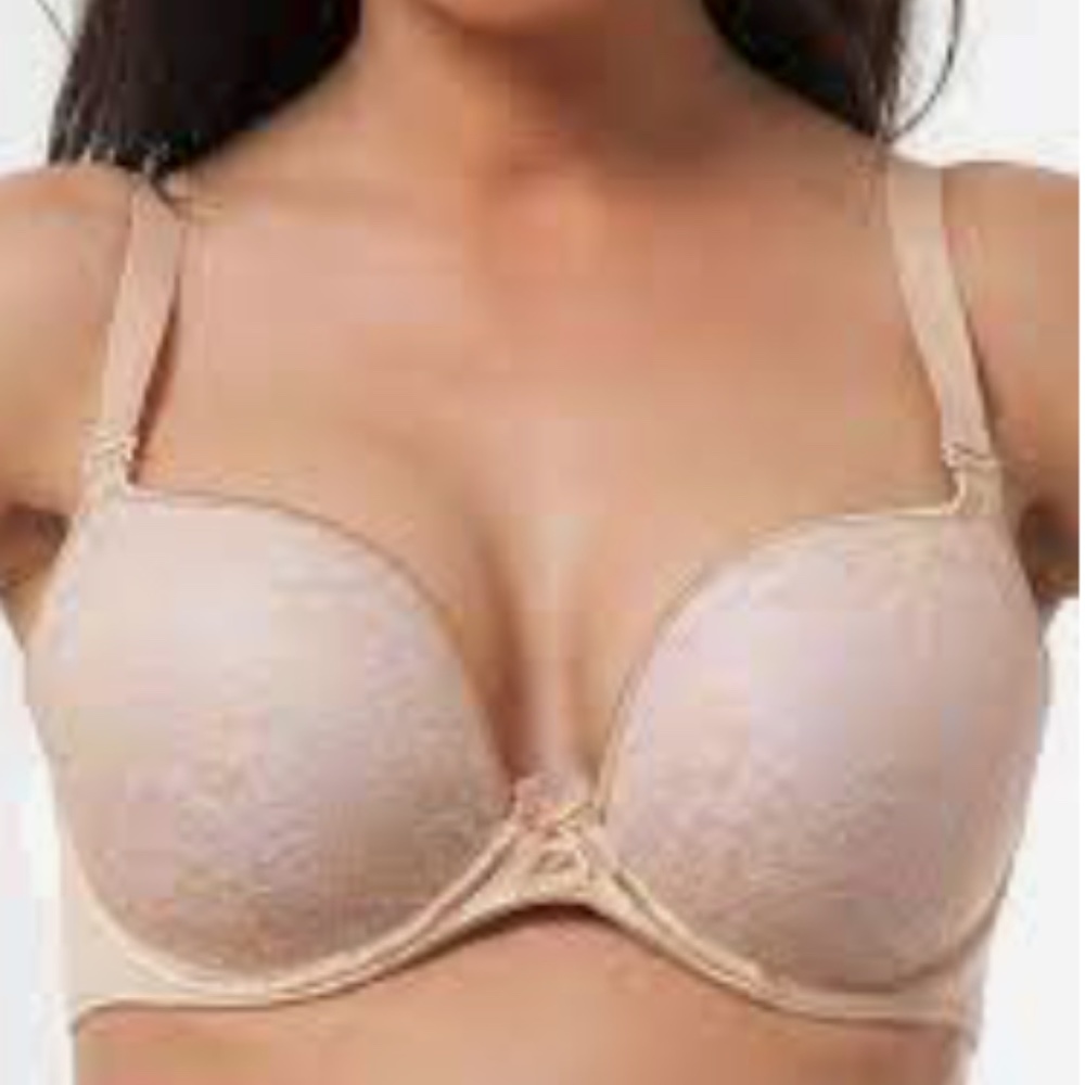 Empreinte CARAMEL Melody Plunge T-Shirt, 38C  *P1086